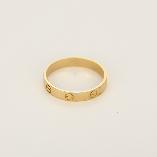 Bague 59 CARTIER - Love - Petite modèle - Alliance en or jaune 58 Facettes DV35982-1