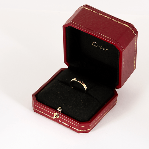 Bague 59 CARTIER - Love - Petite modèle - Alliance en or jaune 58 Facettes DV35982-1
