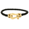 Bracelet FRED - Force 10 - Grand modèle - Bracelet en or jaune et diamants : 0,24 carat 58 Facettes DV31019-4