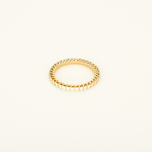 Bague 50 Zeina - Ysee - Alliance en or jaune et diamants : 0,70 carat 58 Facettes DV34476-1