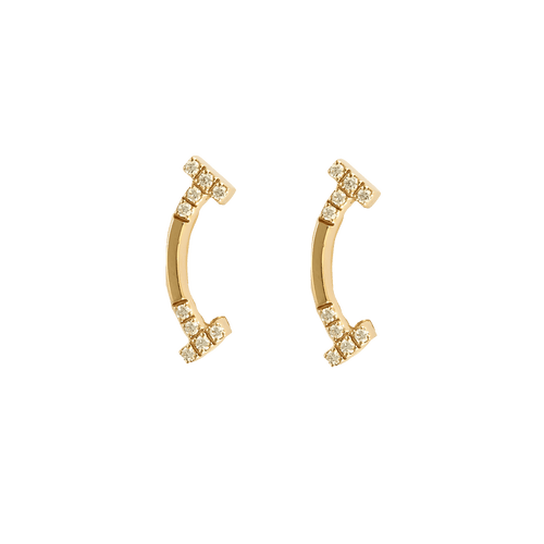 Boucles d'oreilles TIFFANY AN CO - Smile - Boucles d'oreilles en or rose et diamant 58 Facettes DV20419-9