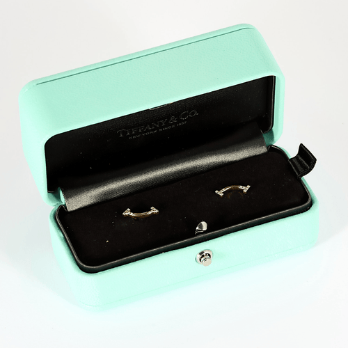 Boucles d'oreilles TIFFANY AN CO - Smile - Boucles d'oreilles en or rose et diamant 58 Facettes DV20419-9