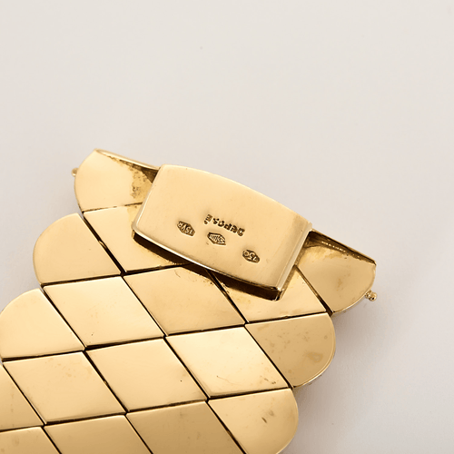 Bracelet Bracelet ruban en or jaune 58 Facettes DV31355-2