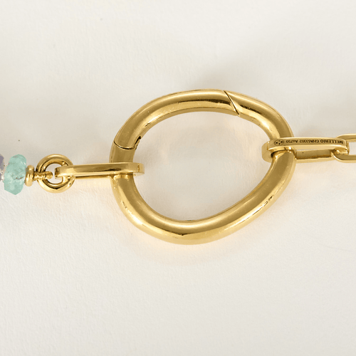 Collier Mellerio - Collier Lien Pierres L - Collier en or jaune et plusieurs perles en pierres fines. 58 Facettes DV23308-15