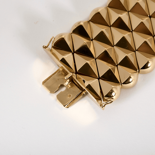 Bracelet Bracelet ruban en or jaune 58 Facettes DV31355-2