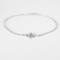 Bracelet Akillis - Bracelet en or blanc et diamants : 0,18 carat 58 Facettes DV0054-2