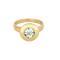 Bague 54 Bague en Or jaune 18k (750 millièmes) et Topaze bleue 58 Facettes DV33985-15