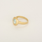 Bague 54 Bague en Or jaune 18k (750 millièmes) et Topaze bleue 58 Facettes DV33985-15