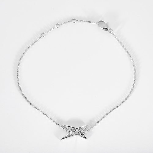 Bracelet MAUBOUSSIN - Valentin for You - Bracelet en or blanc et diamant 58 Facettes DV32284-3