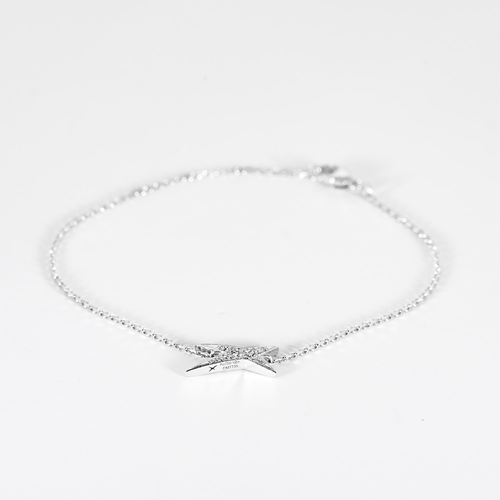 Bracelet MAUBOUSSIN - Valentin for You - Bracelet en or blanc et diamant 58 Facettes DV32284-3