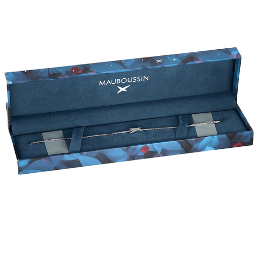 Bracelet MAUBOUSSIN - Valentin for You - Bracelet en or blanc et diamant 58 Facettes DV32284-3