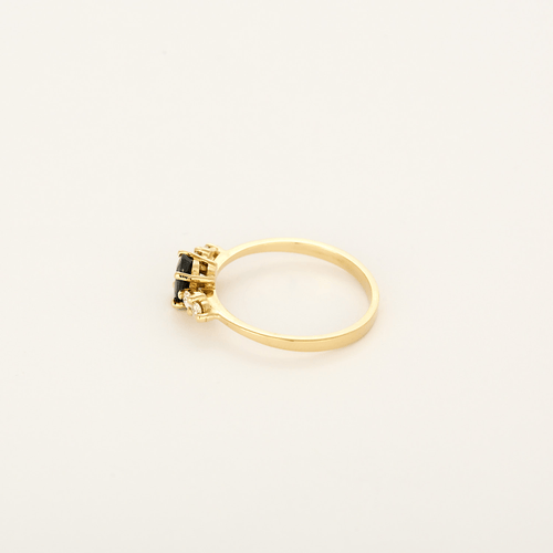 Bague 55 Bague en Or jaune 18k (750 millièmes) et Saphir 58 Facettes DV35410-5
