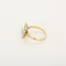 Bague 52 Bague rectangulaire en or gris et diamants 58 Facettes DV35410-11