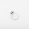 Bague 49.5 Bague de style marguerite en or blanc, saphir : 0,60 carat et diamants : 0,30 carat 58 Facettes DV35410-2