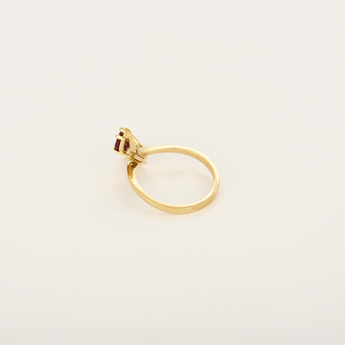 Bague 50 Bague Toi & Moi en or jaune, rubis et diamants 58 Facettes DV35410-6