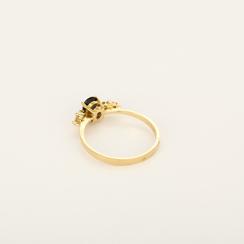 Bague 55 Bague en Or jaune 18k (750 millièmes) et Saphir 58 Facettes DV35410-5