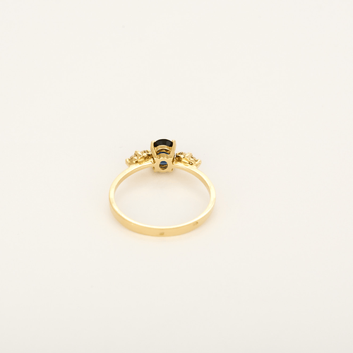 Bague 55 Bague en Or jaune 18k (750 millièmes) et Saphir 58 Facettes DV35410-5
