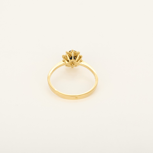 Bague 55 Bague en Or jaune 18k (750 millièmes) et Saphir 58 Facettes DV35410-13