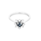 Bague 50 Bague en Or blanc 18k (750 millièmes) et Saphir 58 Facettes DV35410-12