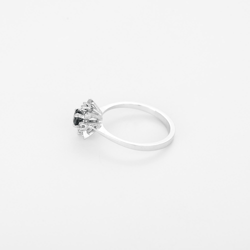 Bague 50 Bague en Or blanc 18k (750 millièmes) et Saphir 58 Facettes DV35410-12