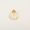 Bague 51 Bague marquise en or jaune, rubis et diamants 58 Facettes DV35410-4