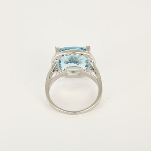 Mauboussin - Couleur d'Amour - Bague en or blanc et topaze bleue, améthyste et diamants 58 Facettes DV36255-1