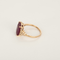 Bague en or rose, racine de rubis : 4,90 carats et diamants : 0,12 carat 58 Facettes DV36260-8