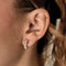 Boucles d'oreilles en or jaune et diamants : 1,50 carat 58 Facettes DV36260-7