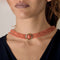 Collier en or jaune et corail rouge 58 Facettes DV36260-10