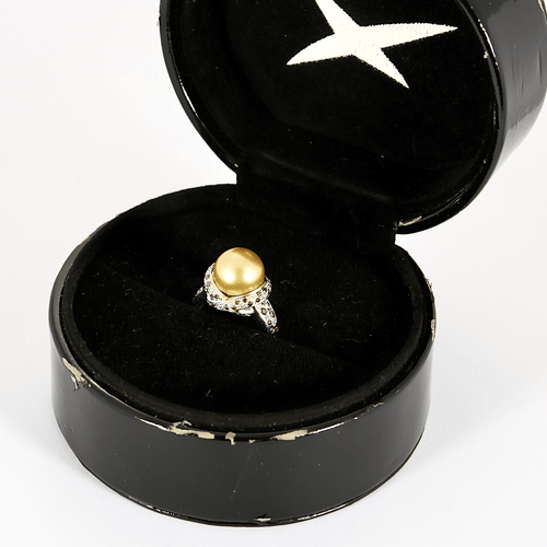 MAUBOUSSIN - Caviar mon Amour- Bague or gris, perle de culture Gold, diamants 58 Facettes DV35831-3