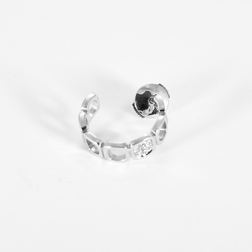 Boucles d'oreilles en Or blanc 18k (750 millièmes) et Diamant 58 Facettes DV35831-2