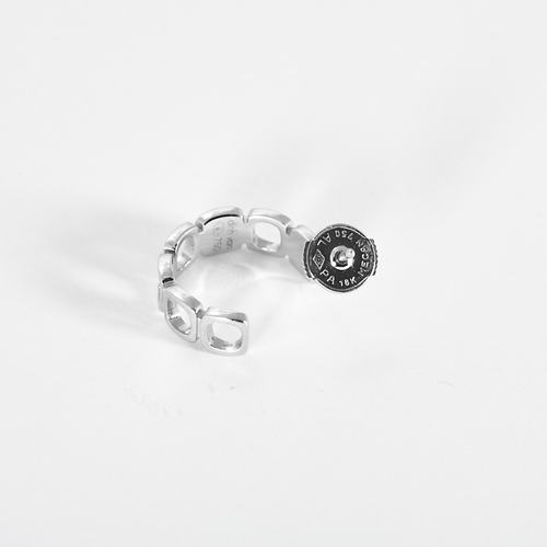 Boucles d'oreilles en Or blanc 18k (750 millièmes) et Diamant 58 Facettes DV35831-2