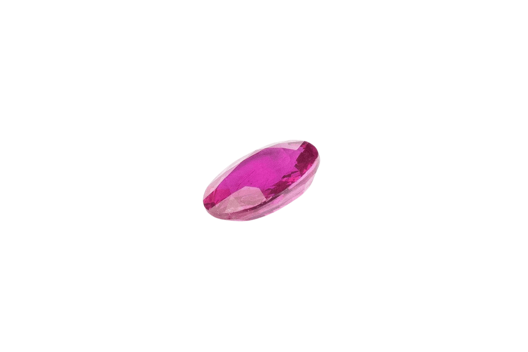 Gemstone Saphir rose non chauffé 1.03cts certificat IGI 58 Facettes