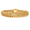 Bracelet Gourmette maille américaine or jaune 58 Facettes LP723