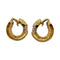 Boucles d'oreilles M. Gérard - Boucles d’oreilles créoles en or jaune et diamants 58 Facettes 32228