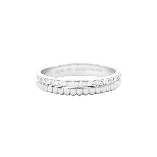 Bague 52 Boucheron Quatre Radiant Edition - Alliance en or blanc et diamants 58 Facettes 34644