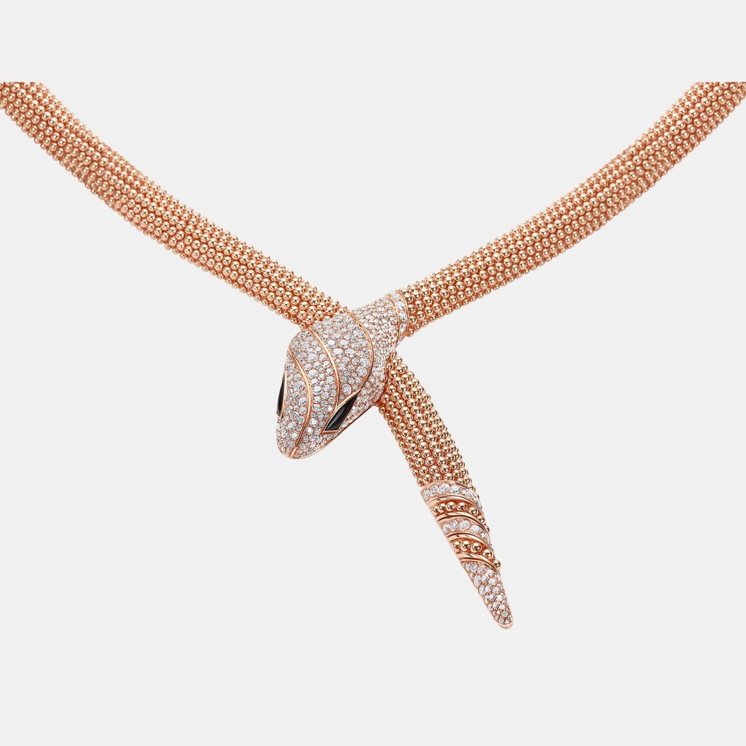 Collier Serpenti Or rose Mixte