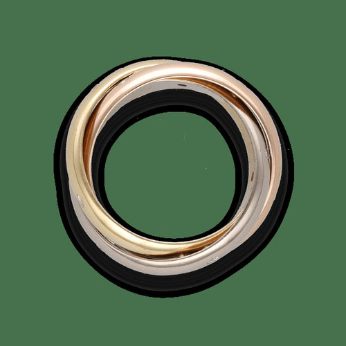 Bague 50 Alliance Cartier Trinity – Moyen Modèle – 15 Diamants – Full Set 2009 58 Facettes FB10956