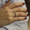 Bague 50 Alliance diamants en or jaune 18 Cts - 3,30 Cts - Taille 50 58 Facettes FB09866