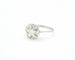 Bague Bague en or blanc 18 ct avec diamant central 0,43 ct et entourage 58 Facettes 10466