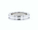 Bague 51 Bulgari B.zero1 - Bague 1 bande en or blanc 18 carats 58 Facettes 8006