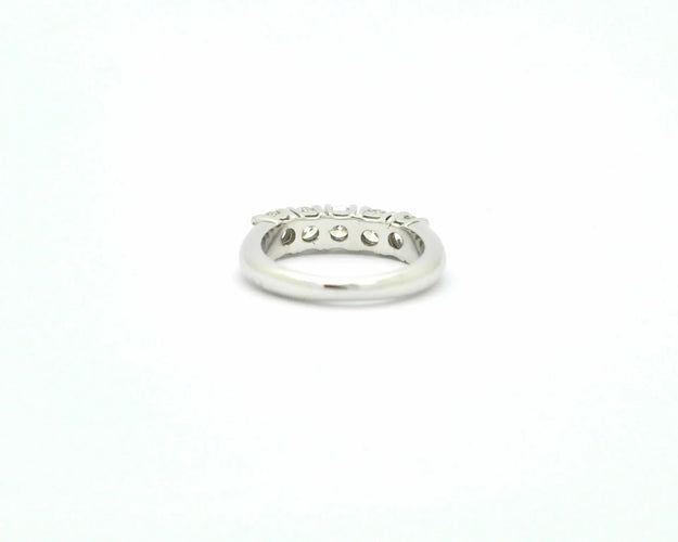 Bague Bague rivière - Diamants 1,25 ct en or blanc 18 carats 58 Facettes 9945