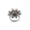 Bague Bague fleur en or blanc avec diamants 2,1 ct 58 Facettes 17335