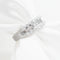 Bague Bague rivière - Alliance en or blanc 18 ct et diamants 1,30 ct 58 Facettes 17542