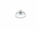 Bague 55 Bague en or blanc 18 kt avec saphir 0,70 ct et diamants 0,31 ct 58 Facettes 6726