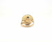 Bague Bague en or jaune 18 ct avec corail central 58 Facettes 6731