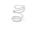 Bague Bague spirale en or blanc 18 ct avec diamants 1,44 ct 58 Facettes 13975
