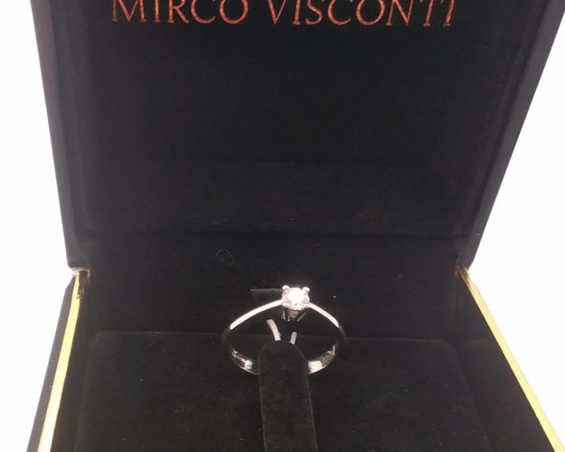 Bague Bague solitaire Mirco Visconti 58 Facettes 5738