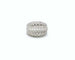 Bague 52 Bague en or blanc 18 ct pavée de diamants 2,30 ct 58 Facettes 6365