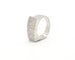 Bague 53 Bague bandeau en or blanc 18 ct et diamants 0,50 ct 58 Facettes 4716